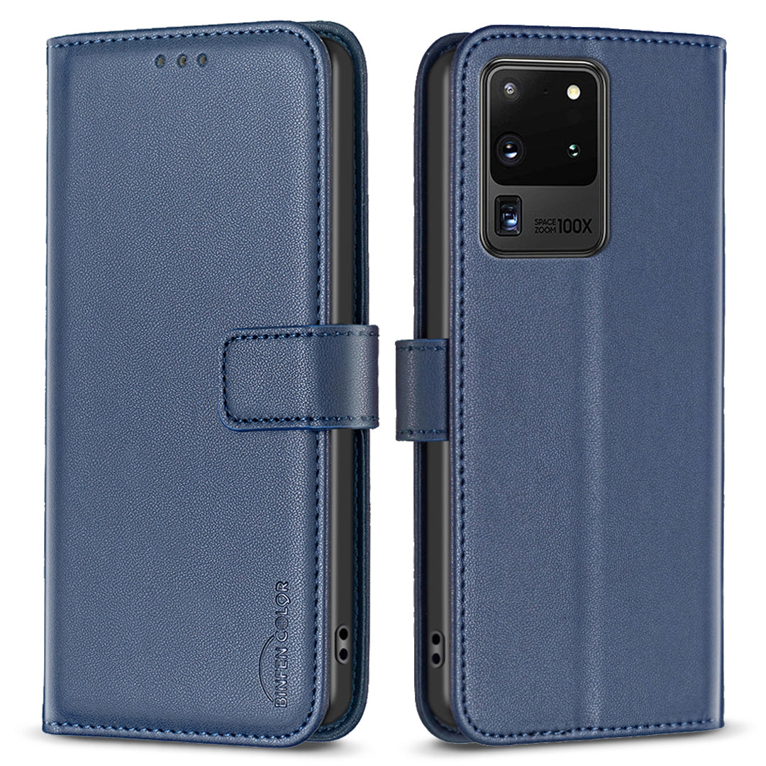BINFEN COLOR BF17 TPU PU Leather Phone Cover for Samsung Galaxy S20 Ultra Stand Magnetic Phone Case Wallet BINFEN COLOR BF17 TPU PU Leather Phone Cover for Samsung Galaxy S20 Ultra Stand Magnetic Phone Case Wallet